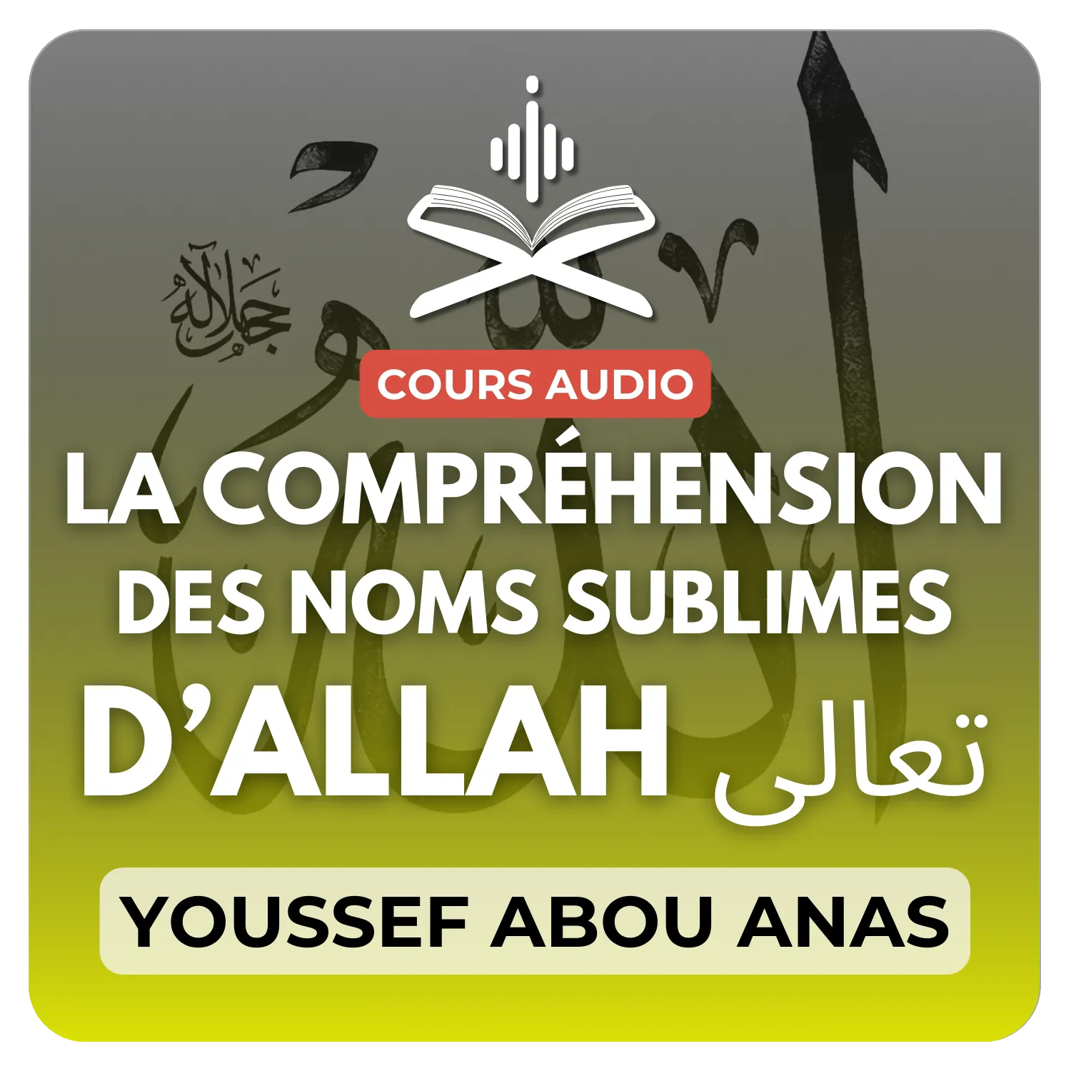 La compréhension des noms sublimes d’Allah