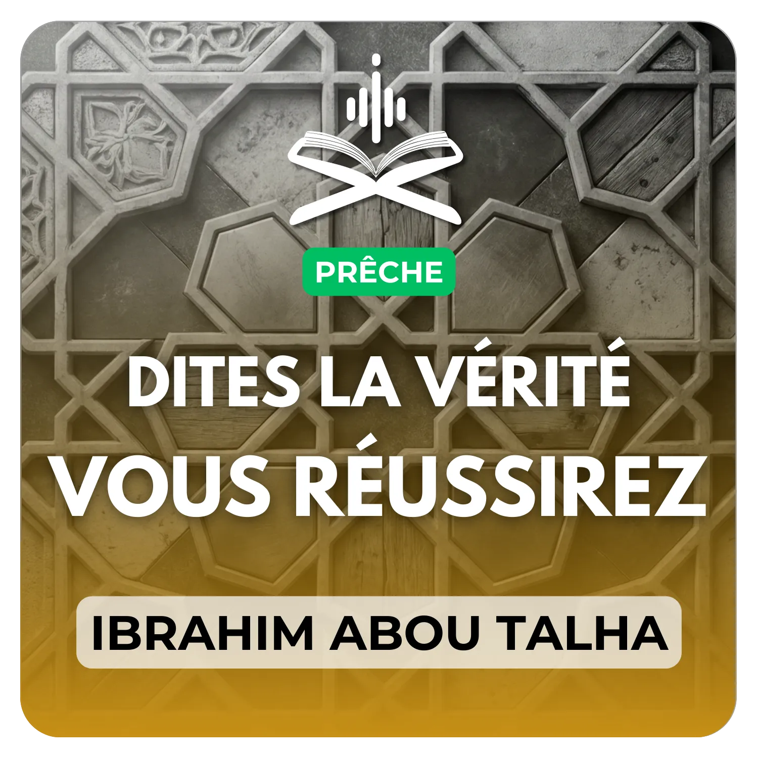 Dites la vérité vous réussirez