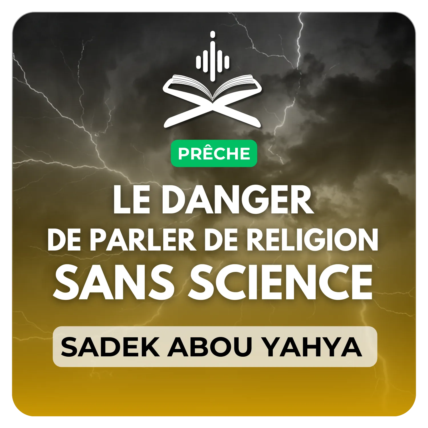 Le danger de parler de religion sans science