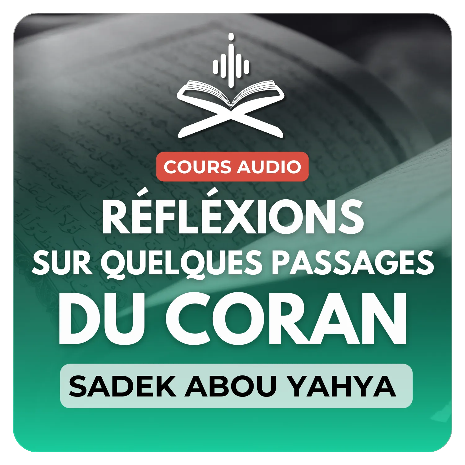 Réflexions sur quelques passages du Coran - Cours 1 : Introduction sur les utilités et descriptifs du Coran